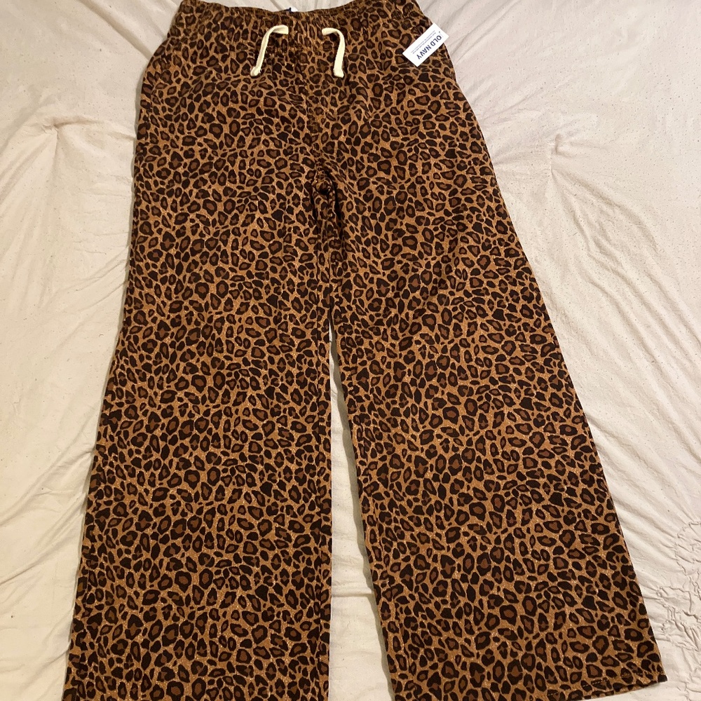 Kids Leopard Print Pants (New With Tags)